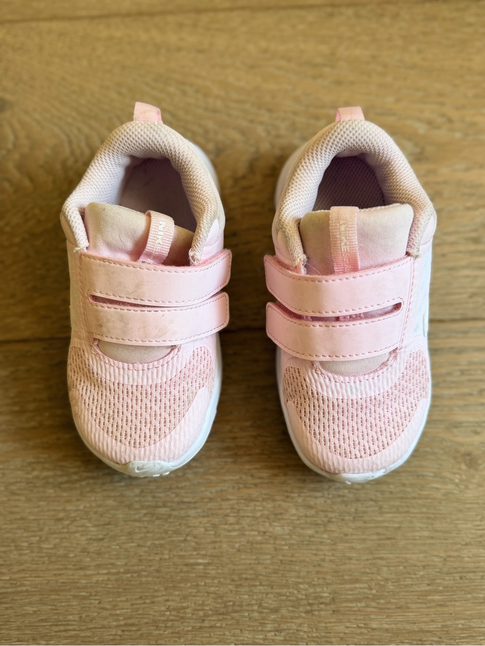 Pink Nike Velcro Shoes size 8c (toddler)
